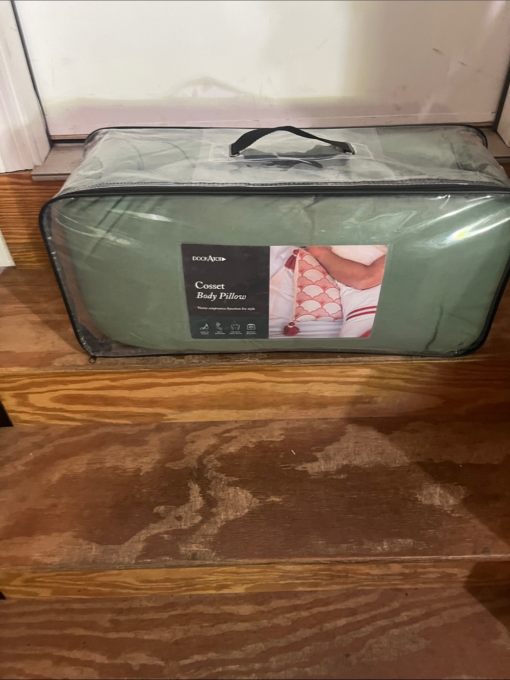DockATot Cosset Body Pillow - Sage Green